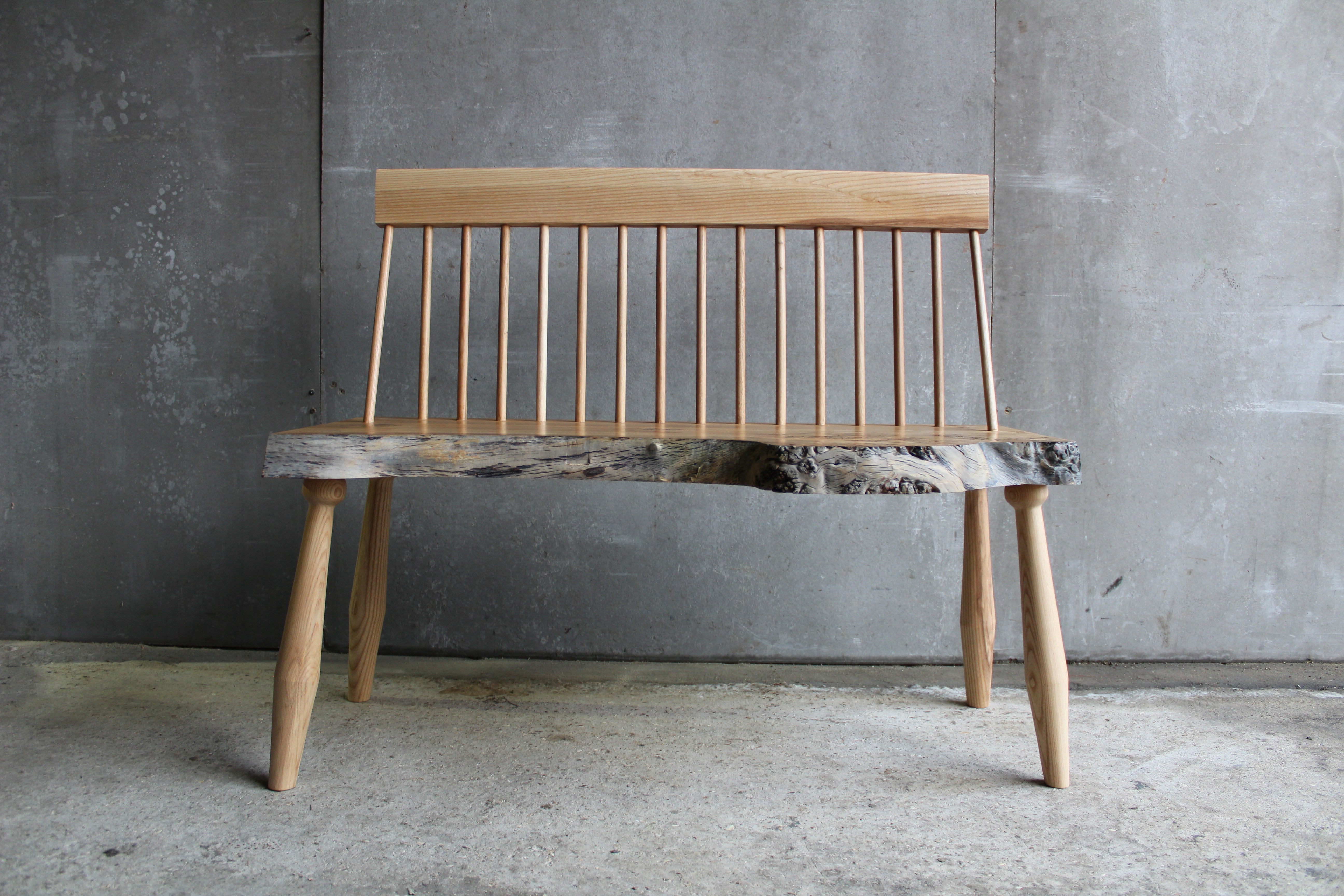 Burr Oak and Ash Bench